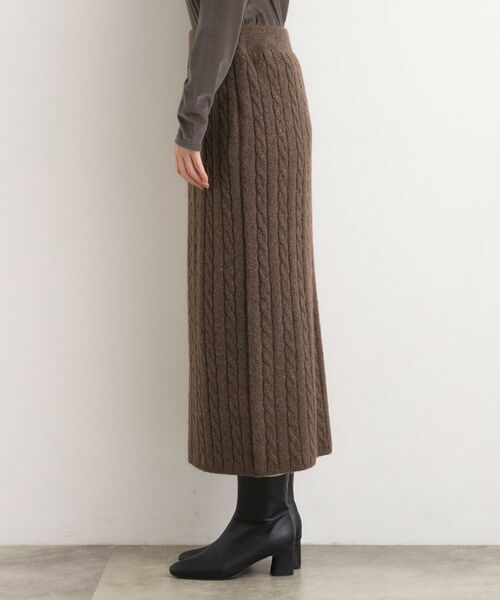 grove / グローブ ロング・マキシ丈スカート | 【SETITEM】ケーブルニットスカート | 詳細16