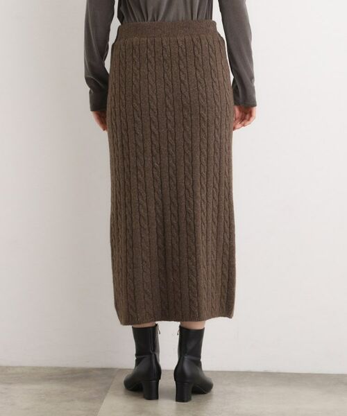 grove / グローブ ロング・マキシ丈スカート | 【SETITEM】ケーブルニットスカート | 詳細17