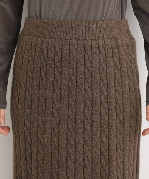grove / グローブ ロング・マキシ丈スカート | 【SETITEM】ケーブルニットスカート | 詳細18
