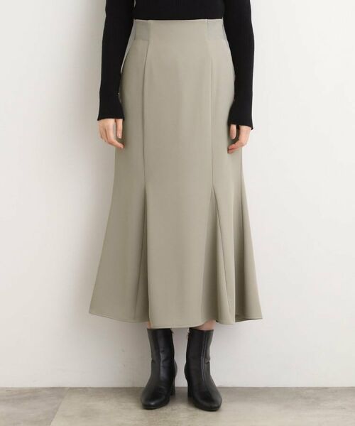 grove / グローブ ロング・マキシ丈スカート | ウエストサイドリブマーメイドスカート | 詳細13