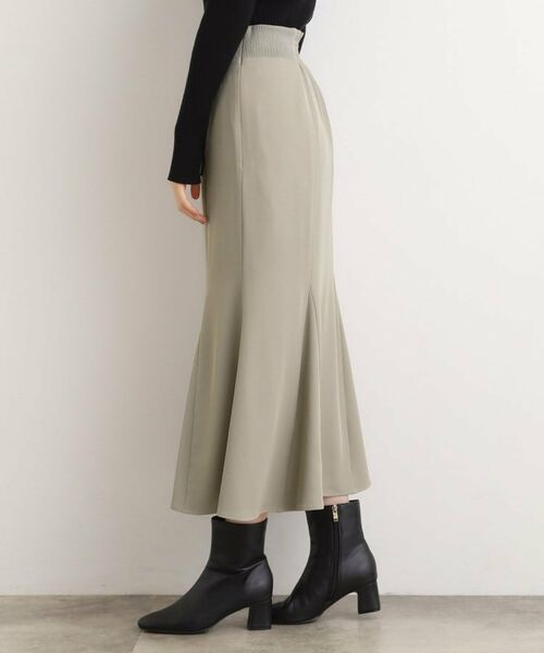 grove / グローブ ロング・マキシ丈スカート | ウエストサイドリブマーメイドスカート | 詳細14