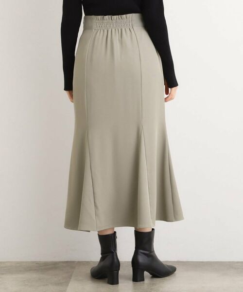 grove / グローブ ロング・マキシ丈スカート | ウエストサイドリブマーメイドスカート | 詳細15