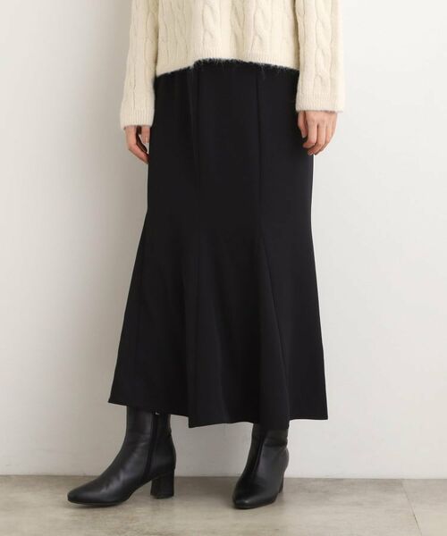 grove / グローブ ロング・マキシ丈スカート | ウエストサイドリブマーメイドスカート | 詳細9