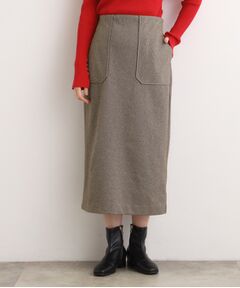grove / グローブ ロング・マキシ丈スカート | 起毛ジャカードナロースカート