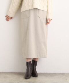 grove / グローブ ロング・マキシ丈スカート | 起毛ジャカードナロースカート