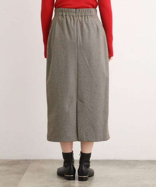 grove / グローブ ロング・マキシ丈スカート | 起毛ジャカードナロースカート | 詳細15