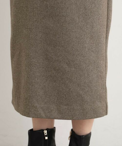 grove / グローブ ロング・マキシ丈スカート | 起毛ジャカードナロースカート | 詳細18