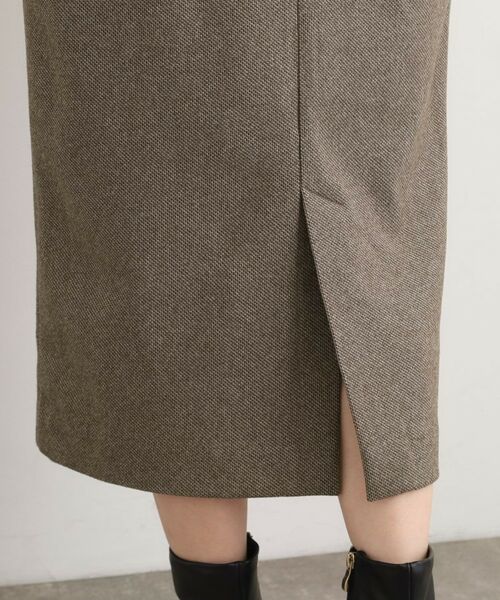 grove / グローブ ロング・マキシ丈スカート | 起毛ジャカードナロースカート | 詳細19