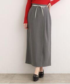 grove / グローブ ロング・マキシ丈スカート | 合皮ベルト付きナロースカート