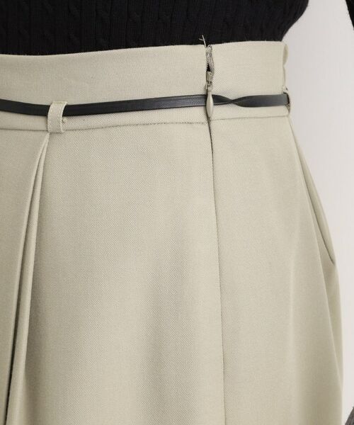 grove / グローブ ロング・マキシ丈スカート | 合皮ベルト付きナロースカート | 詳細20