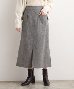 grove / グローブ ロング・マキシ丈スカート | クラシカルツイード Aラインスカート