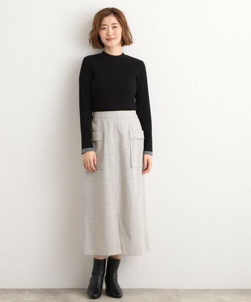 grove / グローブ ロング・マキシ丈スカート | クラシカルツイード Aラインスカート | 詳細2