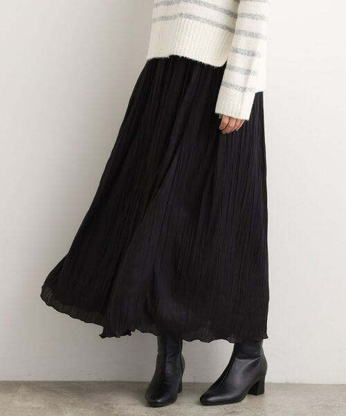 grove / グローブ ロング・マキシ丈スカート | 花柄アソートプリーツスカート | 詳細1