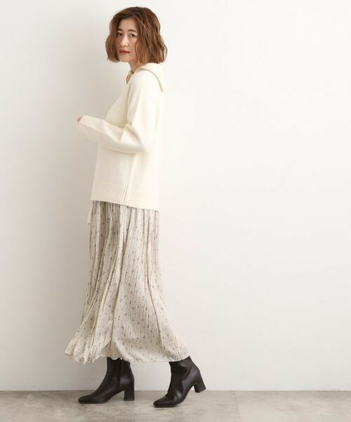 grove / グローブ ロング・マキシ丈スカート | 花柄アソートプリーツスカート | 詳細11