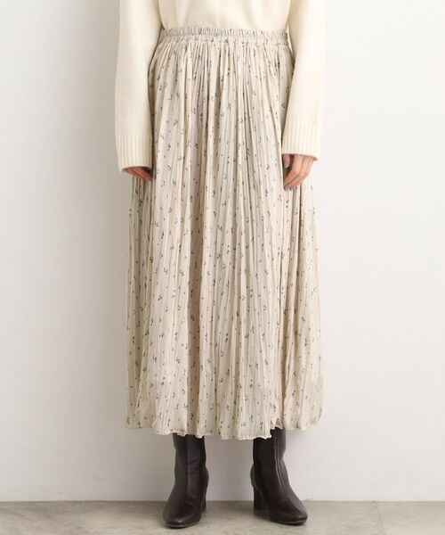 grove / グローブ ロング・マキシ丈スカート | 花柄アソートプリーツスカート | 詳細13