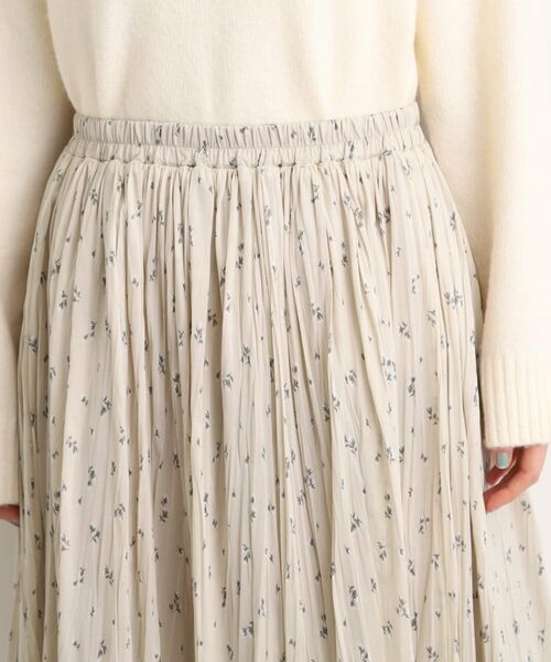 grove / グローブ ロング・マキシ丈スカート | 花柄アソートプリーツスカート | 詳細16