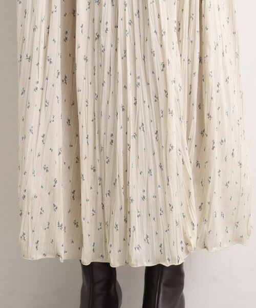 grove / グローブ ロング・マキシ丈スカート | 花柄アソートプリーツスカート | 詳細17