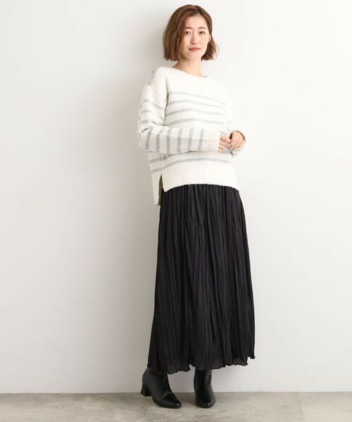 grove / グローブ ロング・マキシ丈スカート | 花柄アソートプリーツスカート | 詳細2