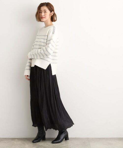 grove / グローブ ロング・マキシ丈スカート | 花柄アソートプリーツスカート | 詳細3