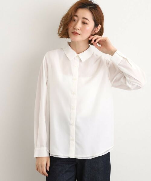 grove / グローブ シャツ・ブラウス | オーガンジーレイヤードシャツ | 詳細5