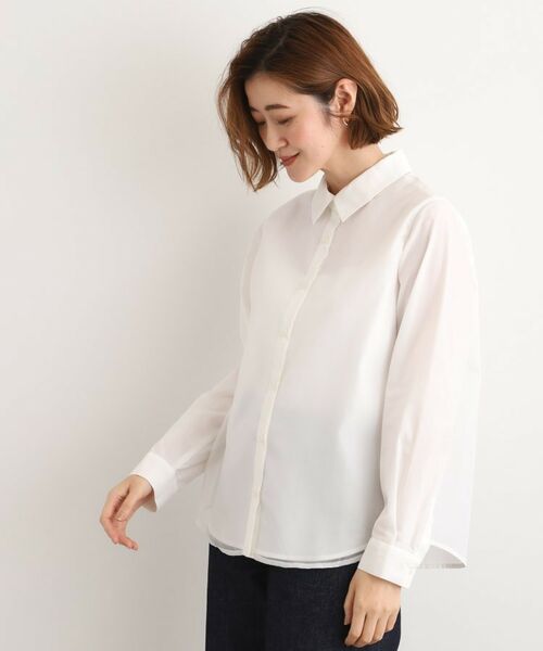 grove / グローブ シャツ・ブラウス | オーガンジーレイヤードシャツ | 詳細6