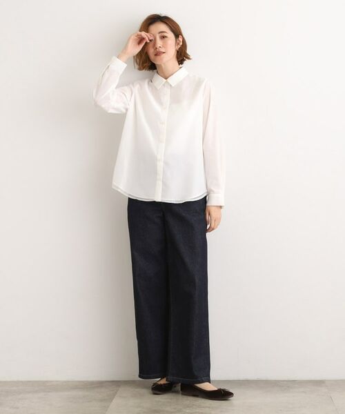 grove / グローブ シャツ・ブラウス | オーガンジーレイヤードシャツ | 詳細7