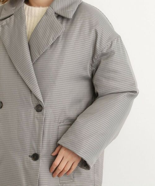 grove / グローブ その他アウター | すっきり見え、ステッチレス中綿コート | 詳細13