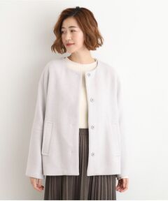 grove / グローブ その他アウター | 【ウール混】軽やかに羽織れるショートコート