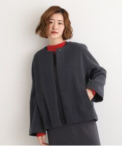 grove / グローブ その他アウター | 【ウール混】軽やかに羽織れるショートコート