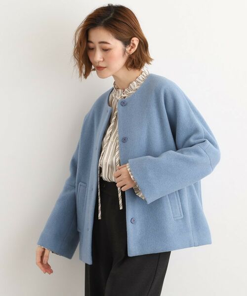 grove / グローブ その他アウター | 【ウール混】軽やかに羽織れるショートコート | 詳細11