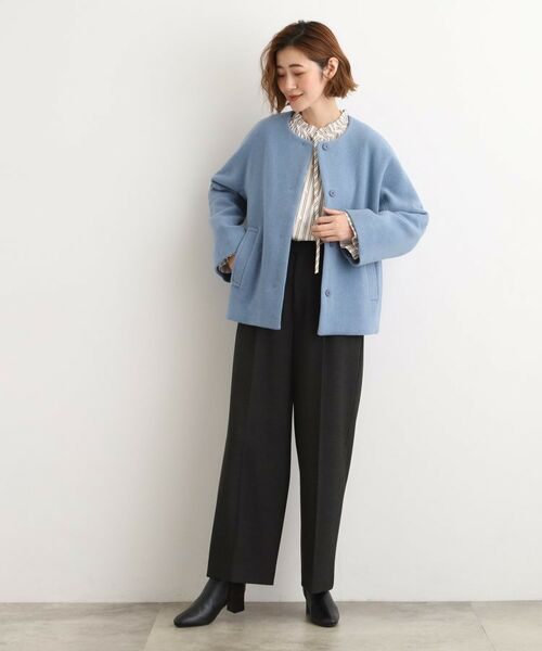 grove / グローブ その他アウター | 【ウール混】軽やかに羽織れるショートコート | 詳細12