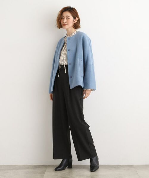 grove / グローブ その他アウター | 【ウール混】軽やかに羽織れるショートコート | 詳細13