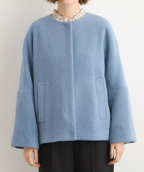 grove / グローブ その他アウター | 【ウール混】軽やかに羽織れるショートコート | 詳細15