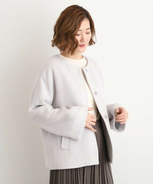 grove / グローブ その他アウター | 【ウール混】軽やかに羽織れるショートコート | 詳細2