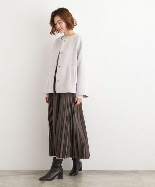 grove / グローブ その他アウター | 【ウール混】軽やかに羽織れるショートコート | 詳細3