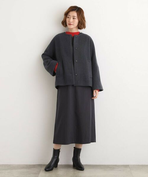 grove / グローブ その他アウター | 【ウール混】軽やかに羽織れるショートコート | 詳細7