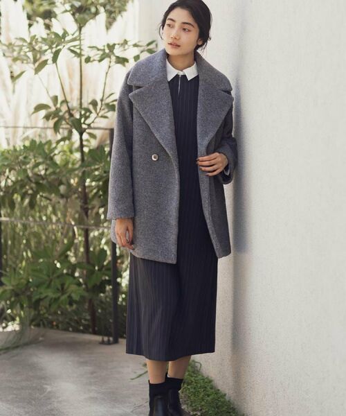 grove / グローブ その他アウター | ふんわりまとう、オーバーサイズテーラーコート | 詳細3