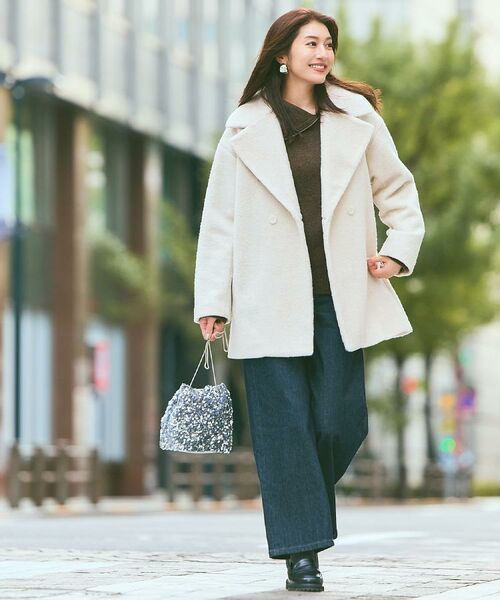 grove / グローブ その他アウター | ふんわりまとう、オーバーサイズテーラーコート | 詳細8