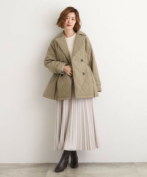 grove / グローブ ピーコート | キルティングPコートジャケット | 詳細10