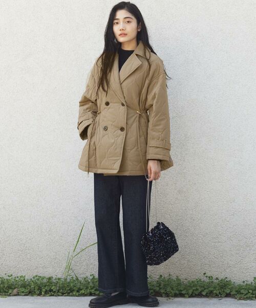 grove / グローブ ピーコート | キルティングPコートジャケット | 詳細7