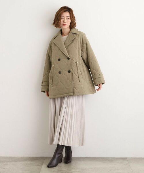 grove / グローブ ピーコート | キルティングPコートジャケット | 詳細9