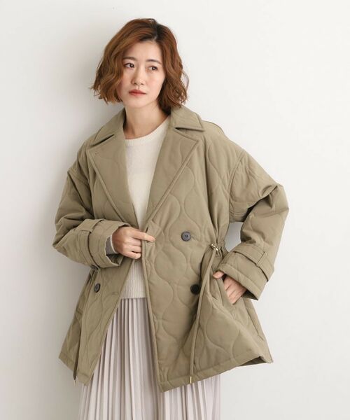 grove / グローブ ピーコート | キルティングPコートジャケット(トープ(054))