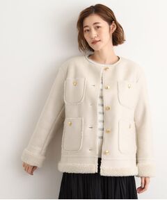 grove / グローブ その他アウター | フェイクムートンボアジャケット