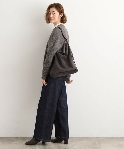 grove / グローブ ショルダーバッグ | スエード調コンビワンンショルダー | 詳細4