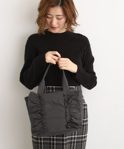 grove / グローブ トートバッグ | 【撥水】縦フリル2WAYトート | 詳細1
