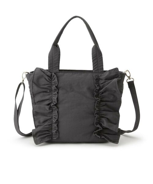 grove / グローブ トートバッグ | 【撥水】縦フリル2WAYトート | 詳細9