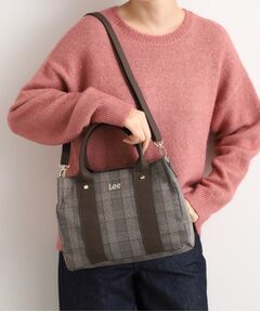 grove / グローブ トートバッグ | 【Lee別注】スクエア2WAYチェックトート