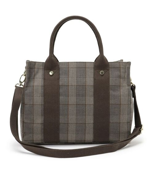 grove / グローブ トートバッグ | 【Lee別注】スクエア2WAYチェックトート | 詳細12