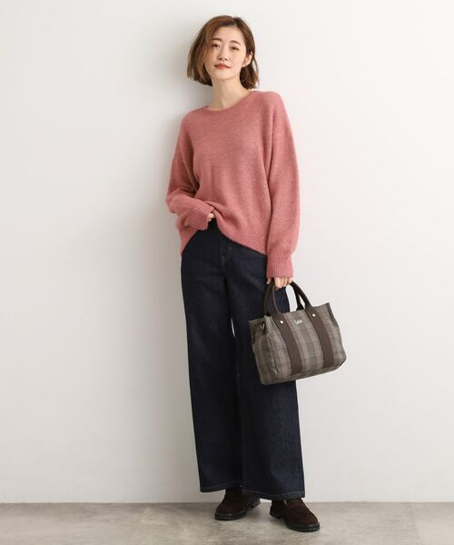 grove / グローブ トートバッグ | 【Lee別注】スクエア2WAYチェックトート | 詳細6