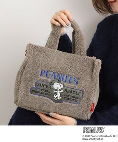 grove / グローブ トートバッグ | 【PEANUTS】ボアスクエア2WAYトート